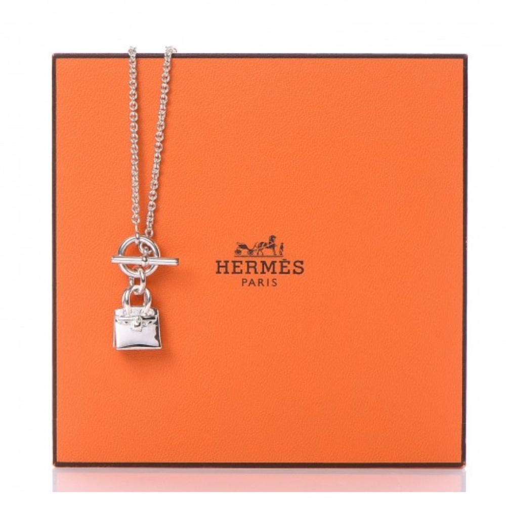 Sterling Silver Birkin Amulette Pendant Necklace